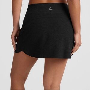 Beyond yoga NEW spacedye movement skirt skirt darkest night XS